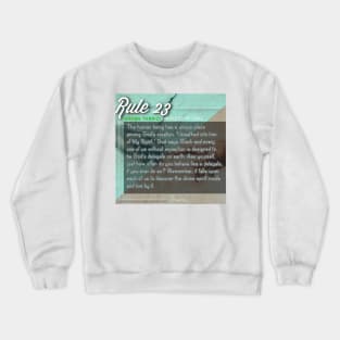 40 RULES OF LOVE - 23 Crewneck Sweatshirt